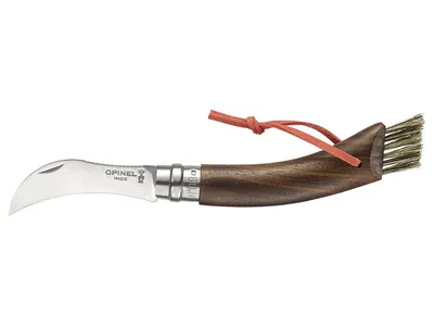 Noz do grzybow Opinel Coglifunghi N08, rekojesc orzech czarny