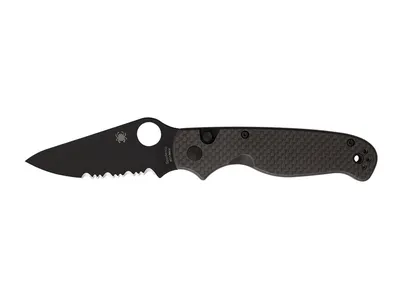 Spyderco ButtonUp C275CFPSBK Nóż składany 8Cr13MoV czarne ostrze 8,3 cm