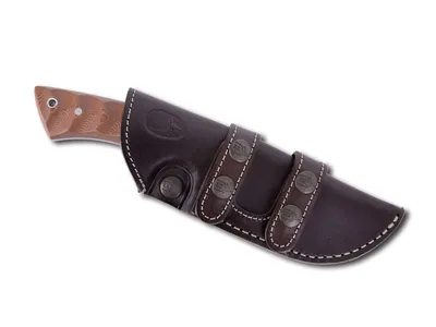 Nóż stały Muela RHINO, Micarta brązowy, dł. ostrza 10 cm