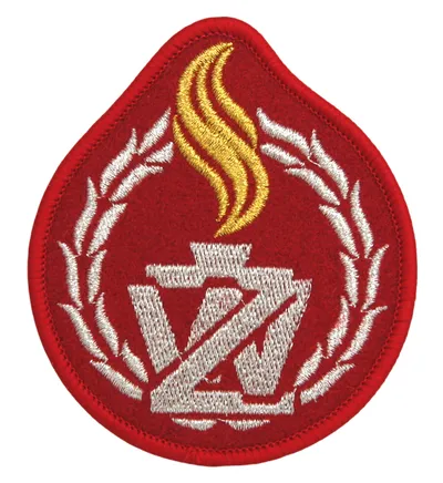 Emblemat Żandarmerii Wojskowej szkarłatny - do munduru wyjściowego
