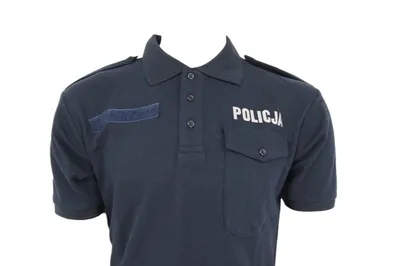 Koszulka polo granatowa Policji