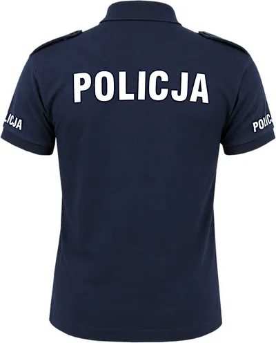 Koszulka polo granatowa Policji - damska