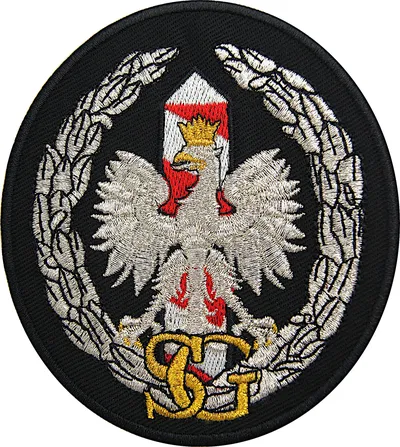 Emblemat naramienny Straży Granicznej - Komenda Główna SG - wyjściowy