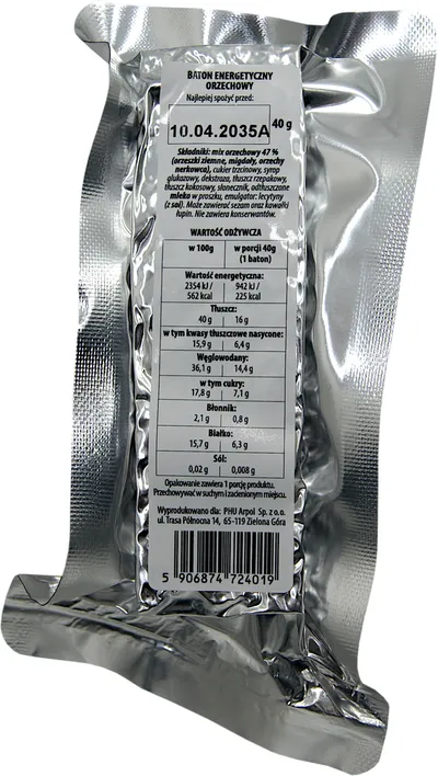 Baton energetyczny orzechowy 40 g Arpol