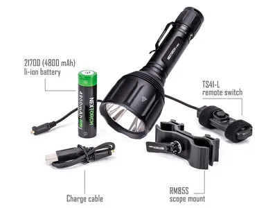 Nextorch HUNTING SET T7 MAX (1100 mt) 1200 Lumens LED