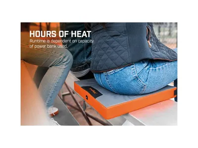 Thaw Heated Seatpad (Battery not included) BOD-1000-G Zasilanie i ładowanie
