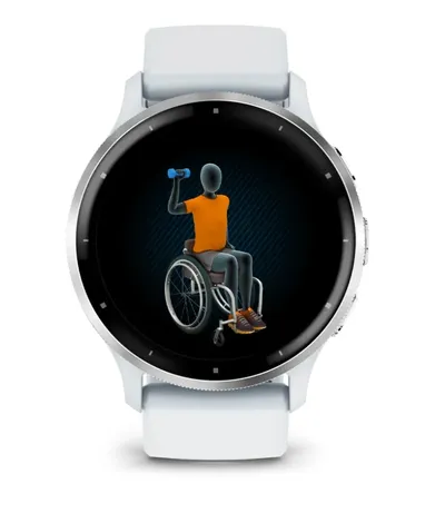 Zegarek Garmin Venu 3 45mm biały - widok 6