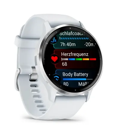 Zegarek Garmin Venu 3 45mm biały - widok 3