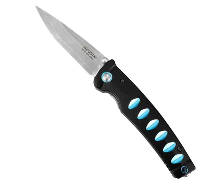 Mcusta Katana VG-10 czarne aluminium 8 cm Nóż składany