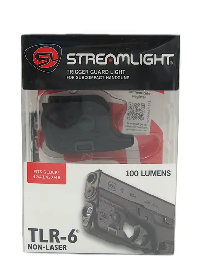 Latarka taktyczna TLR-6 BEZ LASERA (GLOCK 42/43) - Zawiera dwie baterie litowe CR 1 / 3N