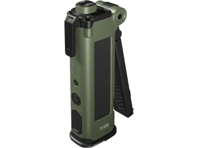 Powerbank SBS Wild Gear 3000 mAh z zestawem SOS Zielono-czarny