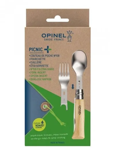 Opinel zestaw Nomad Picnic plus + 08 KNIFE 002500