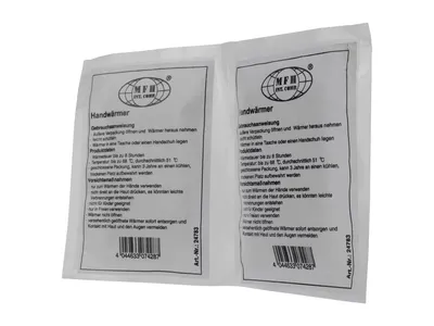 Ogrzewacz do rąk chemiczny uniwers. podwójny MFH (24783) - widok 5