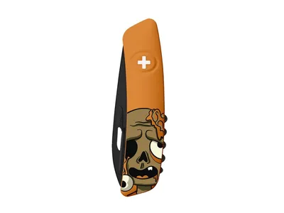 Swiza D01 ALLBLACK HALLOWEEN ZOMBIE ORANGE
