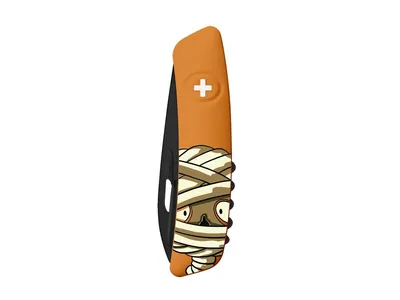 Swiza D01 ALLBLACK HALLOWEEN MUMMY ORANGE