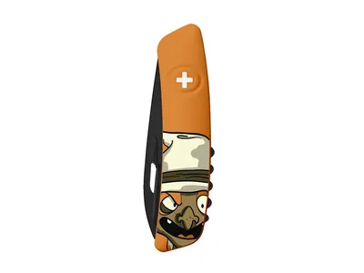 Swiza D01 ALLBLACK HALLOWEEN WITCH ORANGE