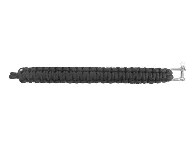 Bransoletka BCB paracord czarna (CM074B) - widok 4