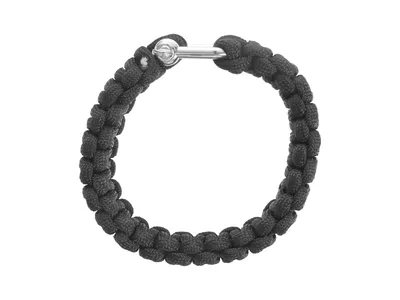 Bransoletka BCB paracord czarna (CM074B) - widok 3