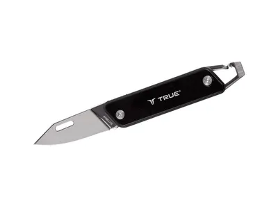 True Utility Modern Keychain Knife Black TU7059 Multitool