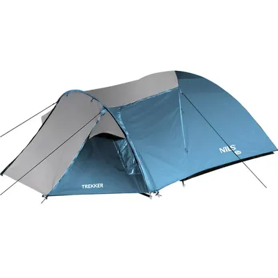 Namiot 4-osobowy Nils Camp Trekker NC6012 - Niebiesko-Szary