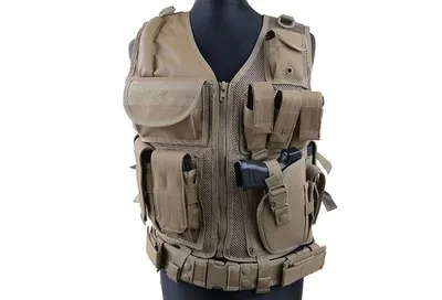 Kamizelka taktyczna KAM-39 - tan (GFT-18-001855) GFC TACTICAL - widok 2