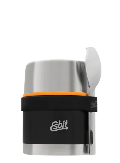 Termos obiadowy Esbit Classic Food Jug ze sztućcami 0,5 l - czarny