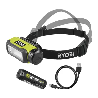 Latarka czołowa Ryobi RHT4-120G USB Lithium 4V z akumulatorem 2.0 Ah
