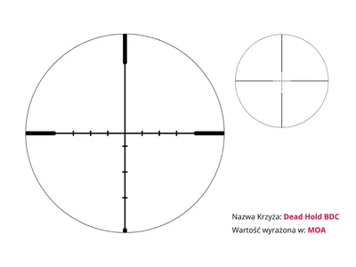 Luneta celownicza Vortex Diamondback 1.75-5x32 BDC tubus 1" bez montażu (DBK-08-BDC) VORTEX OPTICS - widok 7
