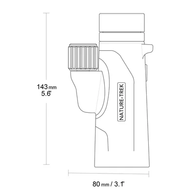 Monokular Hawke Nature Trek 8x42 zielony (354-359) HAWKE OPTICS - widok 3