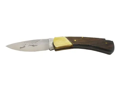 Quality Importers Jaguar Folding Wood Handle N.91 Scyzoryk stal nierdzewna