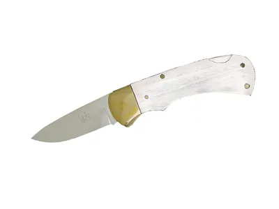 Camel Folding White Handle Nóż składany 18 cm