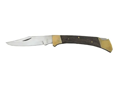 Import Folding Wood Handle 4" Nóż składany 17 cm