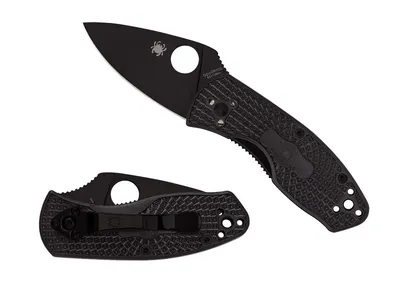 Spyderco Ambitious FRN Black Blade Plain C148PBBK Nóż składany 14,9 cm