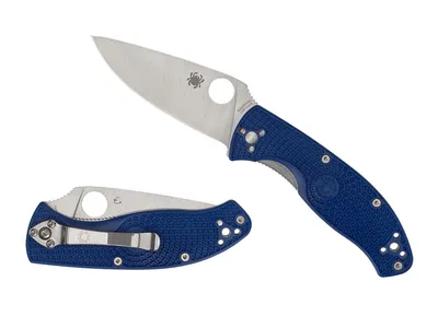 Spyderco Tenacious FRN Blue S35VN Plain C122PBL Nóż składany 19,7 cm