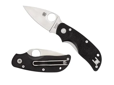 Spyderco Cat G-10 Black Plain C129GP Nóż składany 15,1 cm