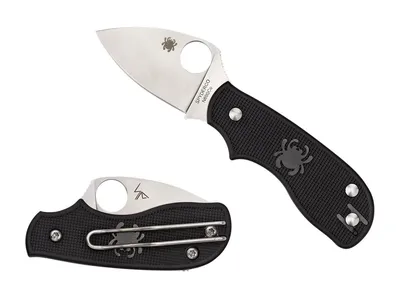 Spyderco Squeak FRN Black Plain C154PBK Nóż składany 12,8 cm