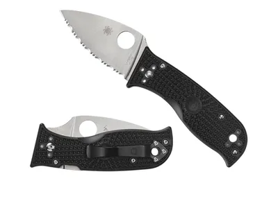 Spyderco LIL' Temperance 3 FRN Black Serrated C69SBK3 Nóż składany 18,2 cm