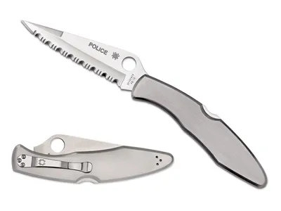 Spyderco Police SS Serrated C07S Nóż składany stal VG-10 24 cm