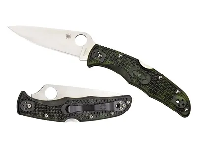 Spyderco Endura 4 FRN Zome Green Flat C10ZFPGR Nóż składany 22,3 cm