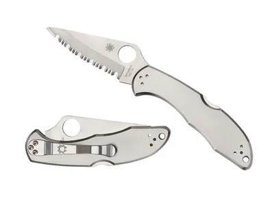 Spyderco Delica 4 SS Serrated C11S Nóż składany stal VG-10 18,2 cm