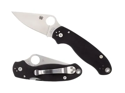 Spyderco Para 3 G-10 Black Plain C223GP Nóż składany 18,4 cm