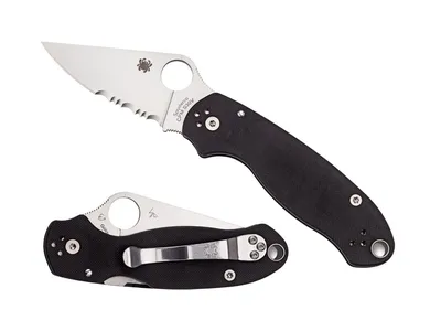 Spyderco Para 3 G-10 Black Combo C223GPS Nóż składany 18,4 cm