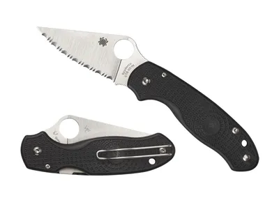 Spyderco Para 3 FRN Black Serrated C223SBK Nóż składany 18,3 cm