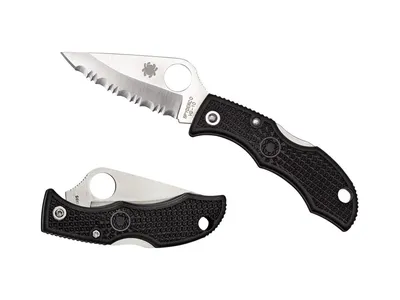 Spyderco Ladybug 3 FRN Black Serrated LBKS3 Nóż składany 11,1 cm