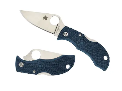 Spyderco Manbug FRN Blue K390 Plain MFPK390 Nóż składany 11,4 cm