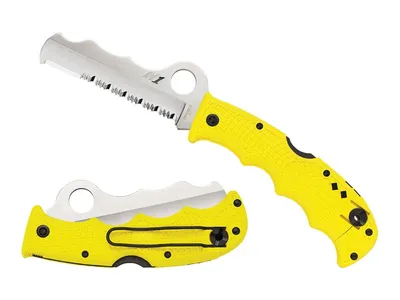 Spyderco Assist Salt FRN Yellow Combo C79PSYL Nóż składany 21,7 cm