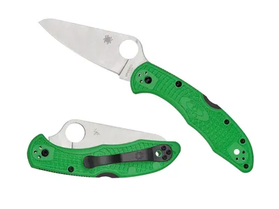 Spyderco Salt 2 FRN Green Plain C88FPGR2 Nóż składany 18,3 cm