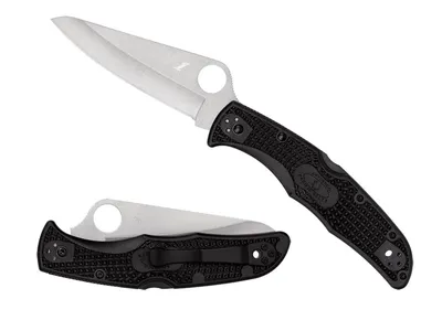 Spyderco Pacific Salt 2 FRN Black Plain C91PBK2 Nóż składany 22,1 cm