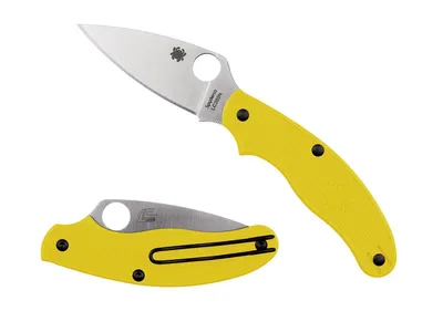 Spyderco UK Penknife Salt Yellow Plain C94PYL Nóż składany 17,5 cm