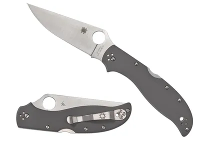 Spyderco Stretch 2 XL G-10 Gray CRU-WEAR Plain C258GPGYCW Nóż składany